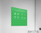 Green Diamonds Pattern  Acrylic Print
