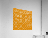 Orange Diamonds Pattern  Impression acrylique