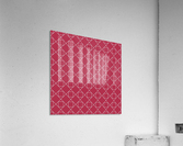 Red Squares And Diamonds Pattern Acrylic Print