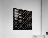 Black Geometric Pattern Acrylic Print
