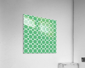 Green Geometric Pattern Acrylic Print