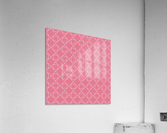 Baby Pink Small Diamonds Pattern Acrylic Print