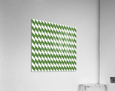 Dark Green Checkers Pattern Acrylic Print