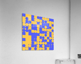 Dots and Square Pattern Acrylic Print