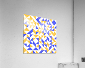 Mid Geometry Pattern  Impression acrylique