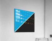 Black and Blue Abstract Acrylic Print