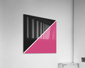 Black and Pink Abstract Acrylic Print