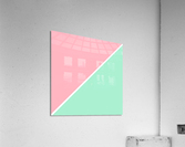 Light Pink and Mint Abstract Acrylic Print