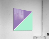 Lavender and Mint Abstract Acrylic Print