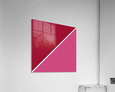 Jester Red and Pink Abstract Acrylic Print
