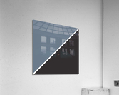Grey and Black Abstract Acrylic Print