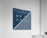 Navy and Grey Abstract Acrylic Print