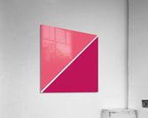 Pink and Hot Pink Abstract Acrylic Print