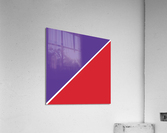Red and Violet Abstract Acrylic Print