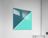 Teal and Blue Abstract Acrylic Print