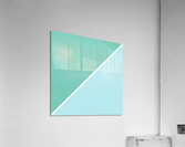 Turquoise and Pool Abstract Acrylic Print