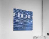 Blue Shiny Glitter Acrylic Print