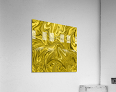 Gold Liquid Marble Acrylic Print