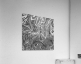 Silver Liquid Marble Acrylic Print