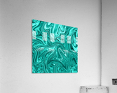 Turquoise Liquid Marble Acrylic Print