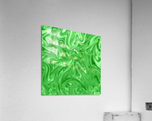 Green Liquid Marble Acrylic Print