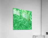 Emerald Liquid Marble Acrylic Print