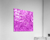 Purple Liquid Marble Acrylic Print