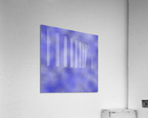 Blue Metallic Foil Acrylic Print