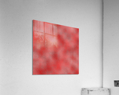 Red Metallic Foil Acrylic Print