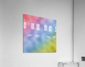 Rainbow Metallic Foil Acrylic Print