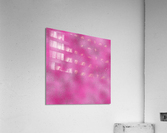 Deep Pink Metallic Foil Acrylic Print