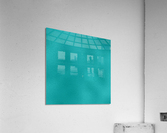 Cyan Glass Acrylic Print