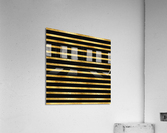 Gold Paper Texture Stripes Acrylic Print