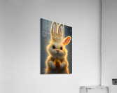 Glitter Bunny Acrylic Print