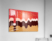 Cherry Jubilee Waffle Acrylic Print