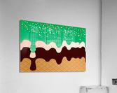 Minty Fresh Waffle Acrylic Print