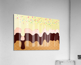 Almond Waffle Acrylic Print