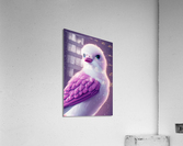 Purple Cute Bird Acrylic Print