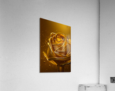 Golden Royal Rose Acrylic Print