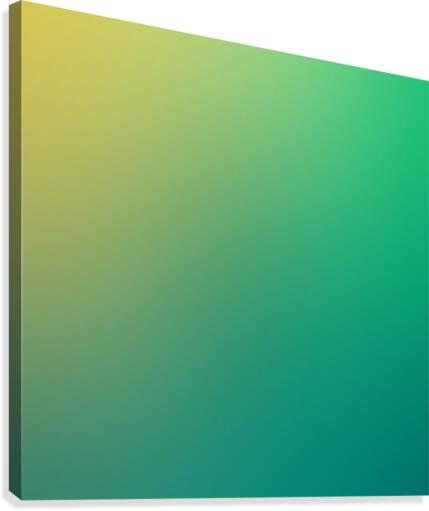 Green to yellow Gradient Background Canvas Print