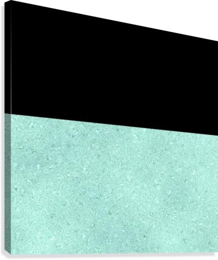 ABSTRACT TURQUOISE GLITTER Canvas Print