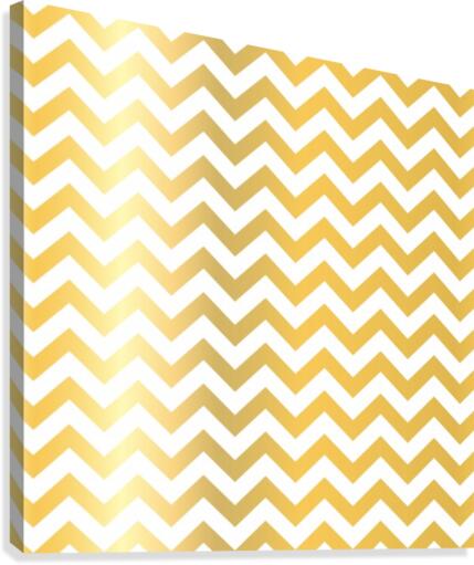 BANANA CHEVRON Canvas Print