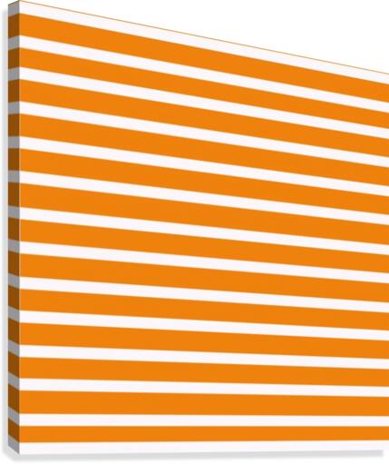 APRICOT Stripes Canvas Print