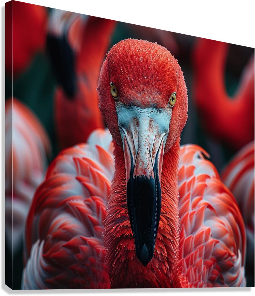 Vibrant Flamingo Canvas Print