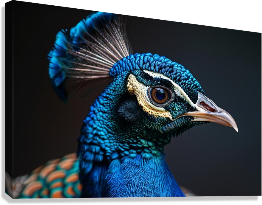 Delightful Peacock Canvas Print