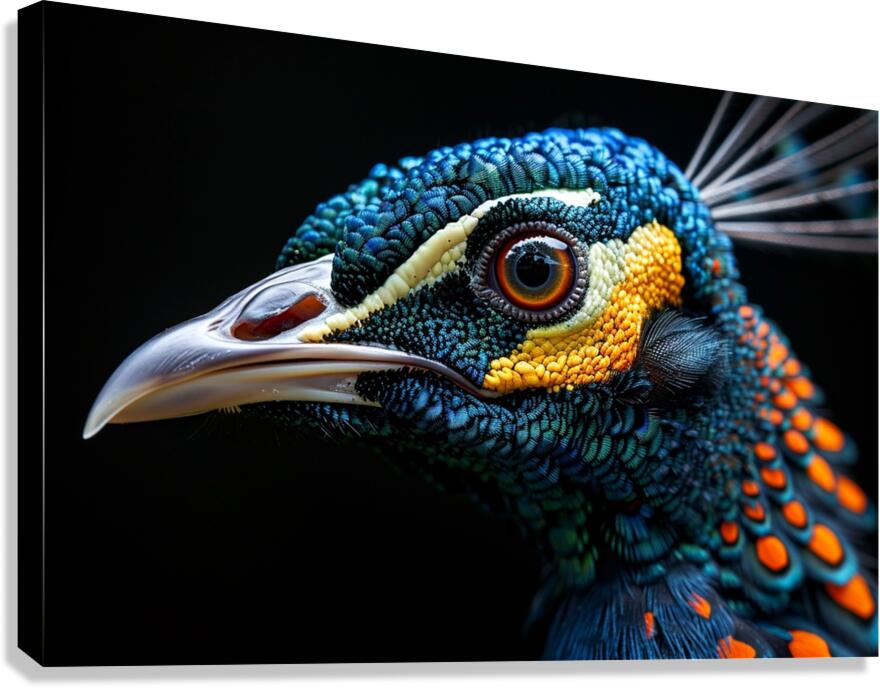 Fantastic Peacock Canvas Print