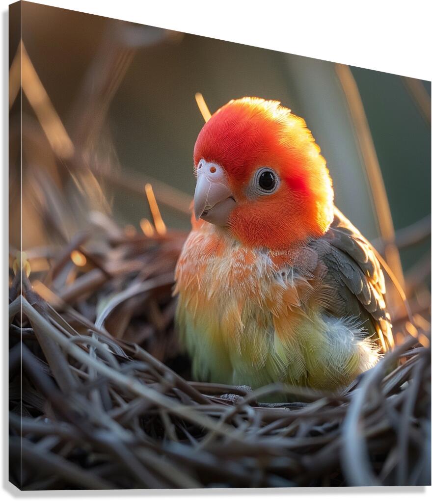 Pretty Love Bird Canvas Print