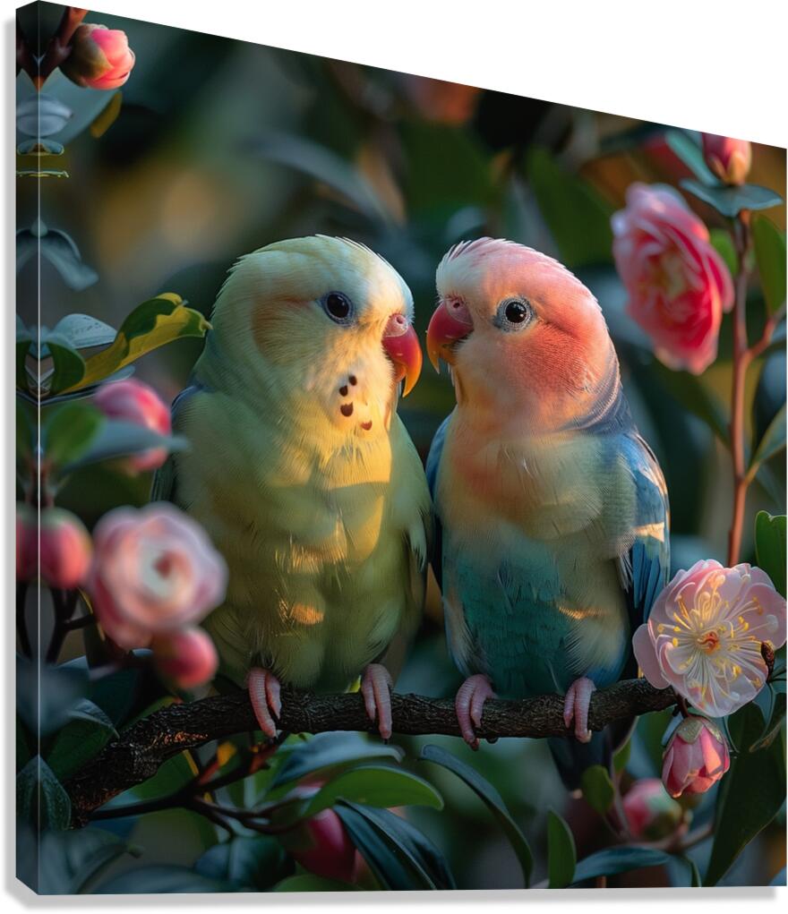 Love Birds Canvas Print