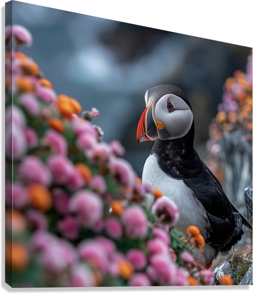 Northern Puffin Canvas Print