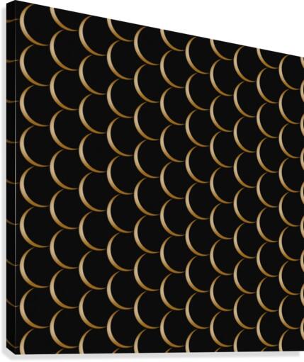 Half Circle Pattern Canvas Print